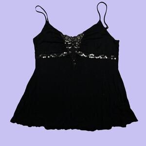 Miss chievous sequin butterfly tank